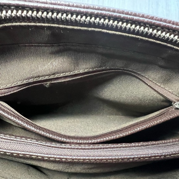 Elegant Turquoise and Brown Shoulder Bag - Picture 8 of 10